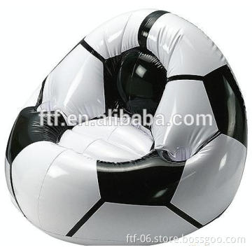 Football shape inflatable sofa seat chair,indoor furniture